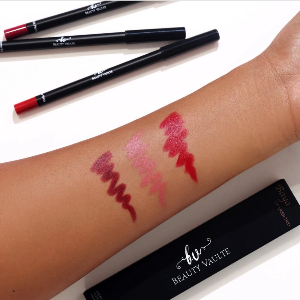 Beauty Vaulte Baya Lip Liner Trio NIB Set Lipliner Bundle